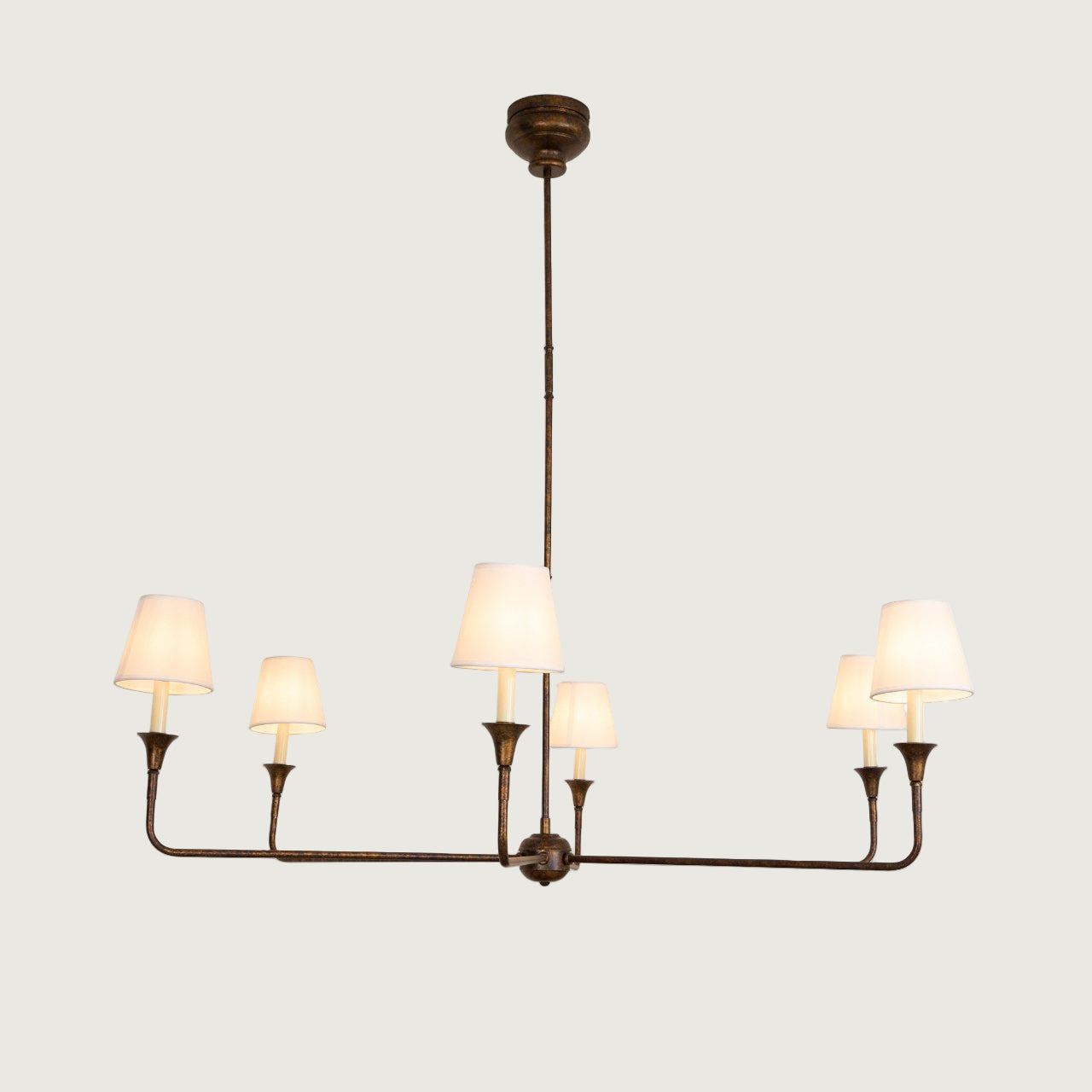 Lámpara de Techo Moderna Luella de Metal y Tela, Varios Tamaños, Compatible con Bombillas LED, Diseño Elegante para Interiores 12