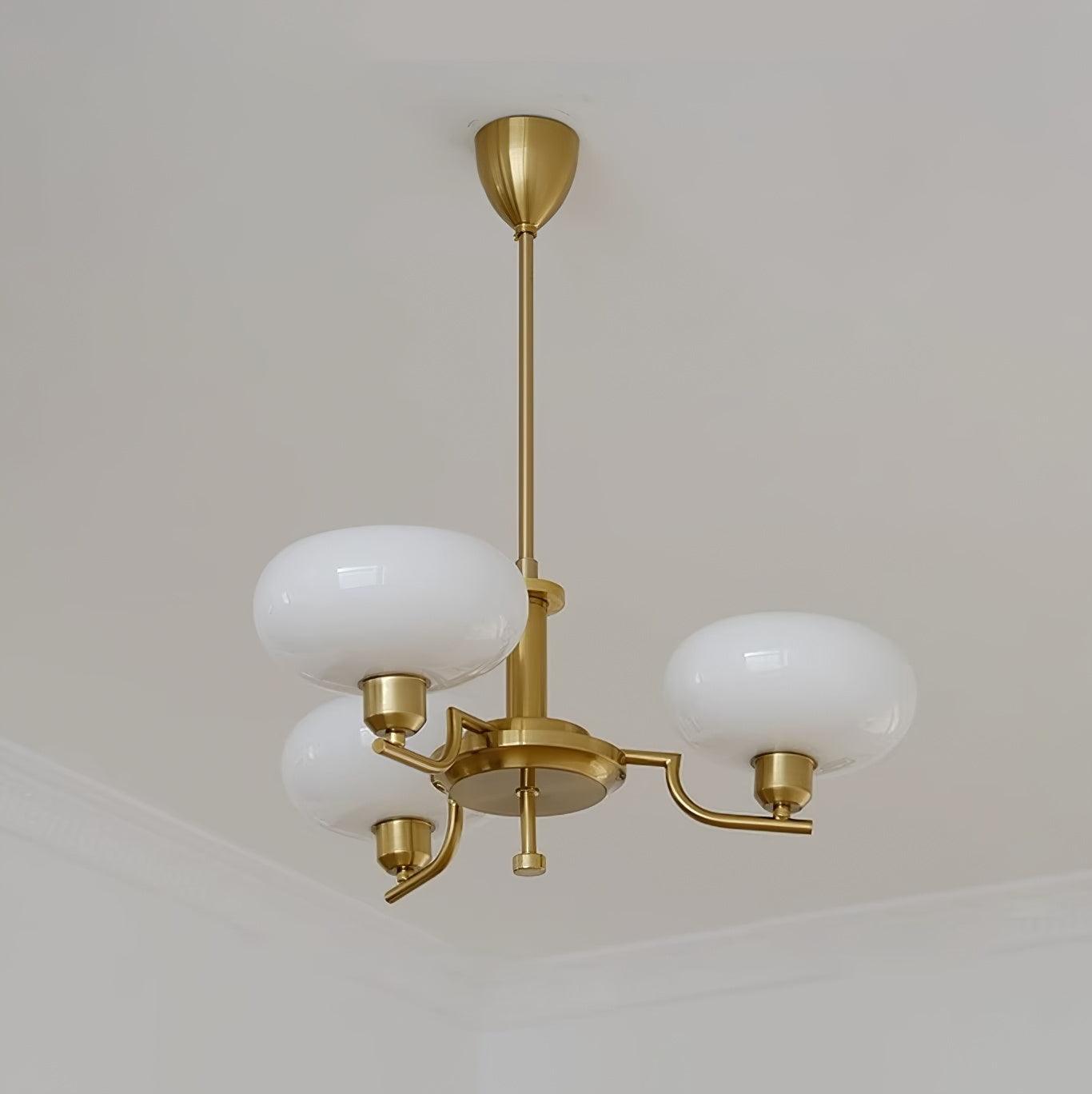 Lámpara de Techo Moderna Puja con Esferas de Vidrio – 3 y 5 Cabezas, Compatible con Bombillas LED y Edison 11