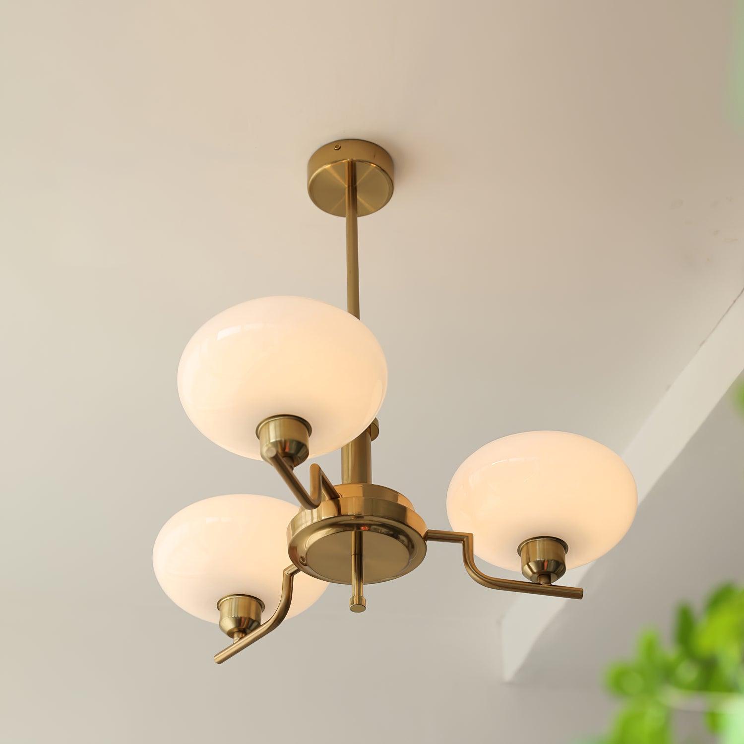 Lámpara de Techo Moderna Puja con Esferas de Vidrio – 3 y 5 Cabezas, Compatible con Bombillas LED y Edison 7