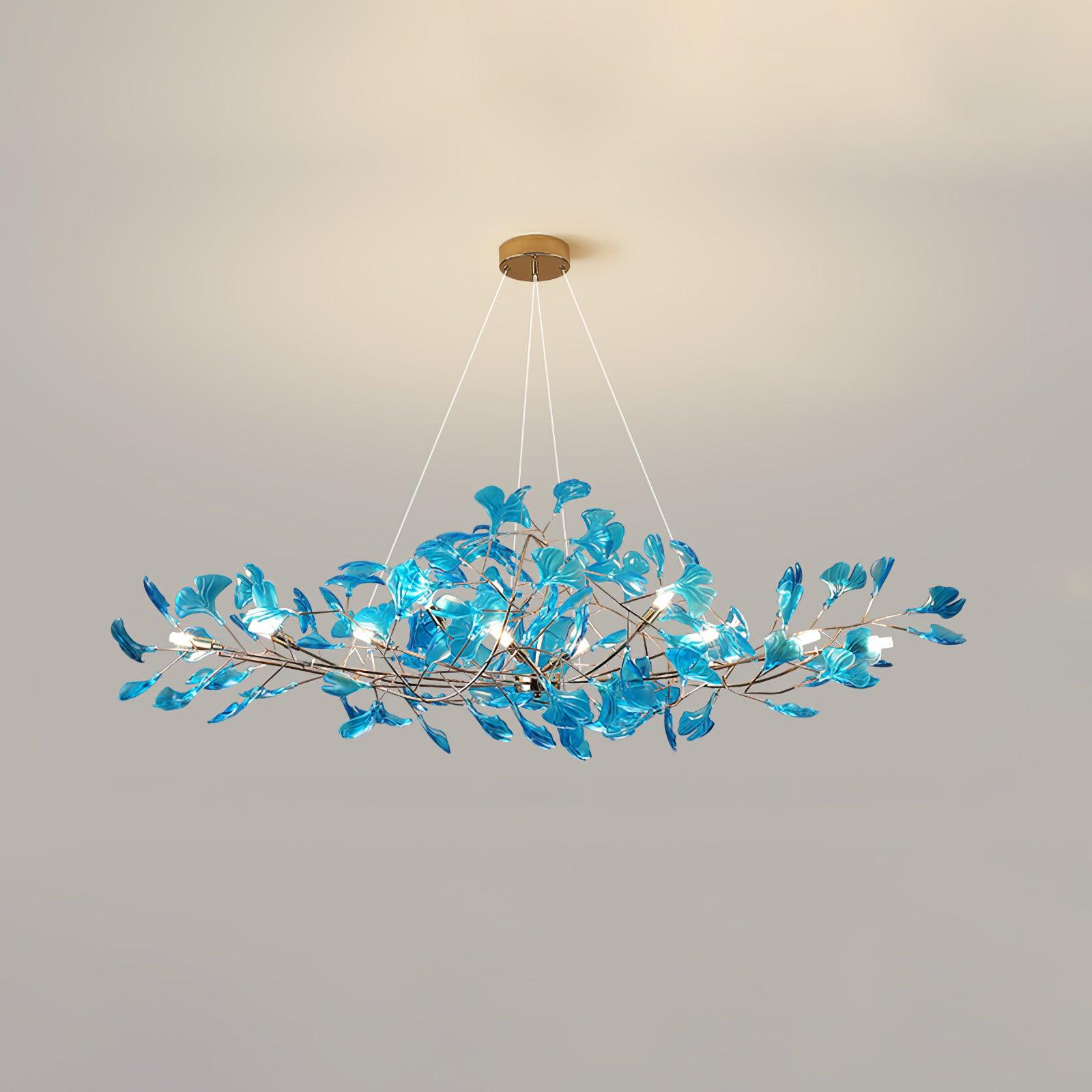 Lámpara de Techo Moderna de Acrílico en Forma de Hoja de Ginkgo con Opciones de Iluminación LED y Acabados en Oro y Cromo 11