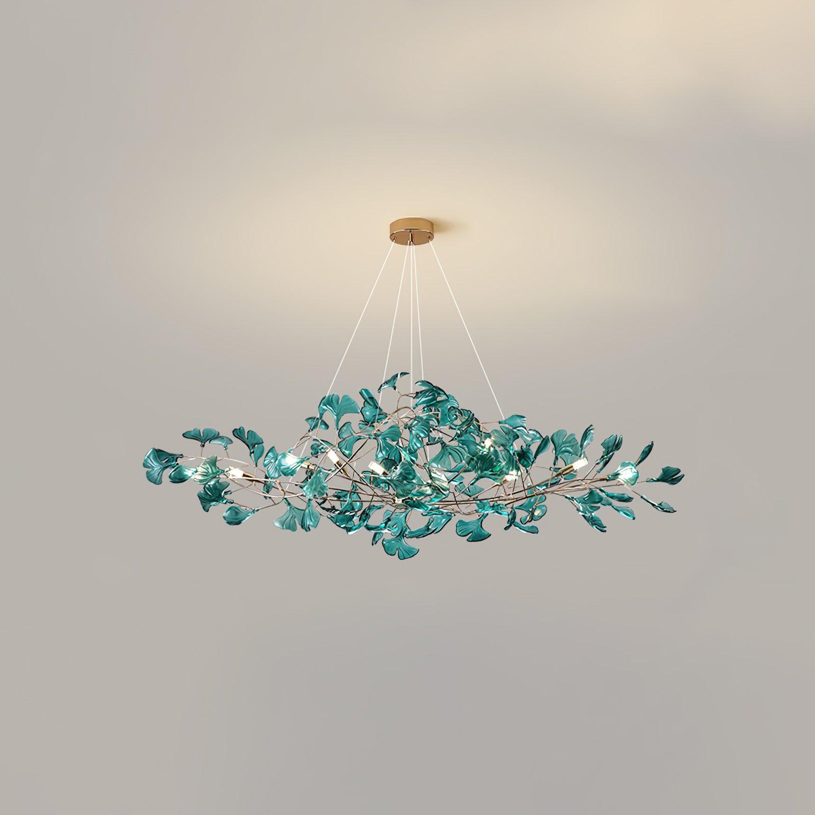 Lámpara de Techo Moderna de Acrílico en Forma de Hoja de Ginkgo con Opciones de Iluminación LED y Acabados en Oro y Cromo 14