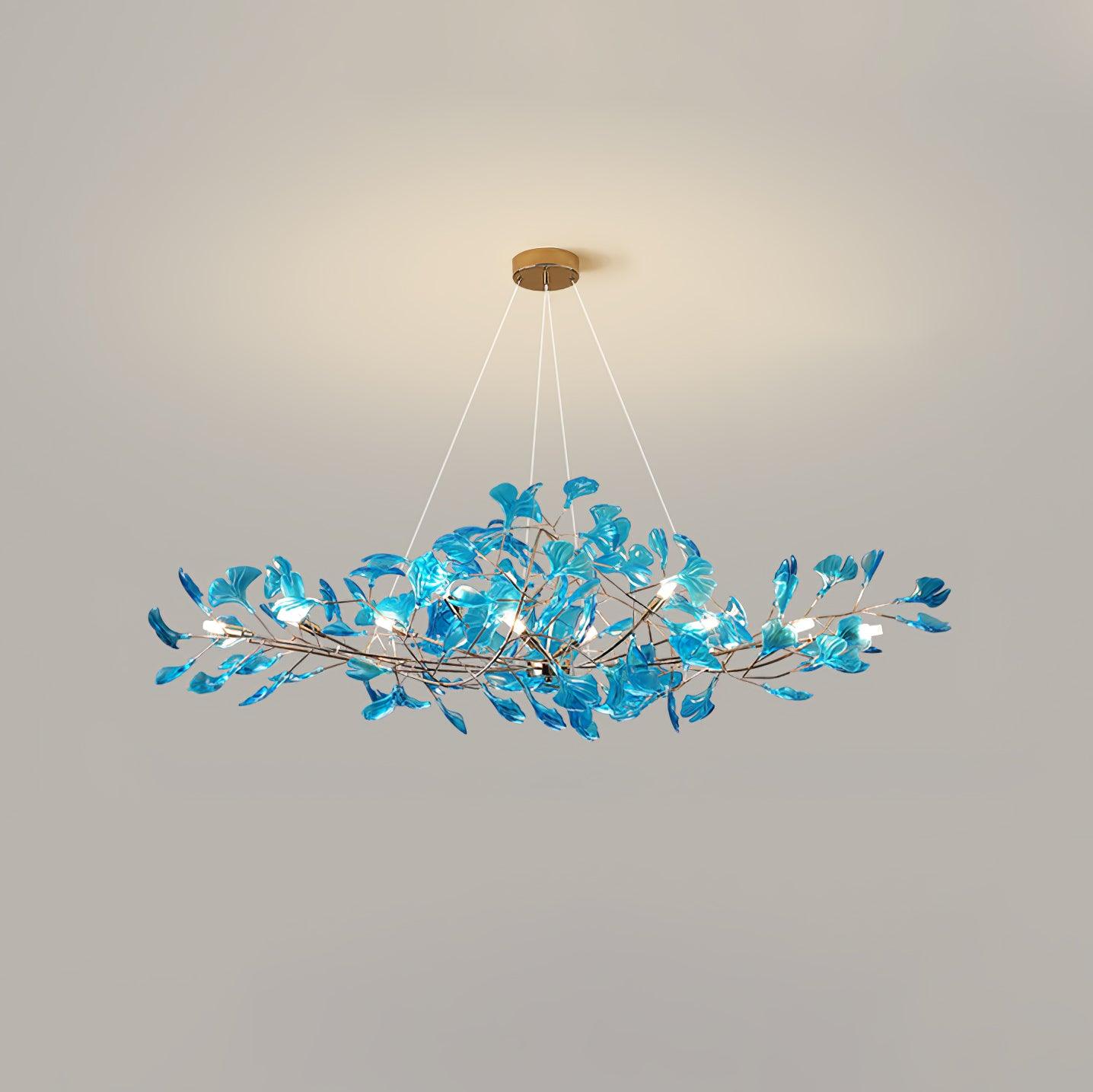 Lámpara de Techo Moderna de Acrílico en Forma de Hoja de Ginkgo con Opciones de Iluminación LED y Acabados en Oro y Cromo 17