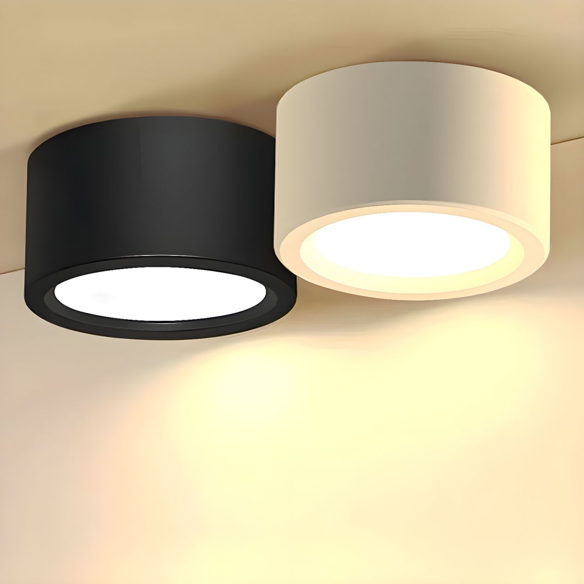 Ovinel - Lámpara de Techo Moderna de Hierro con Luz LED Integrada - Diseño Minimalista para Interiores