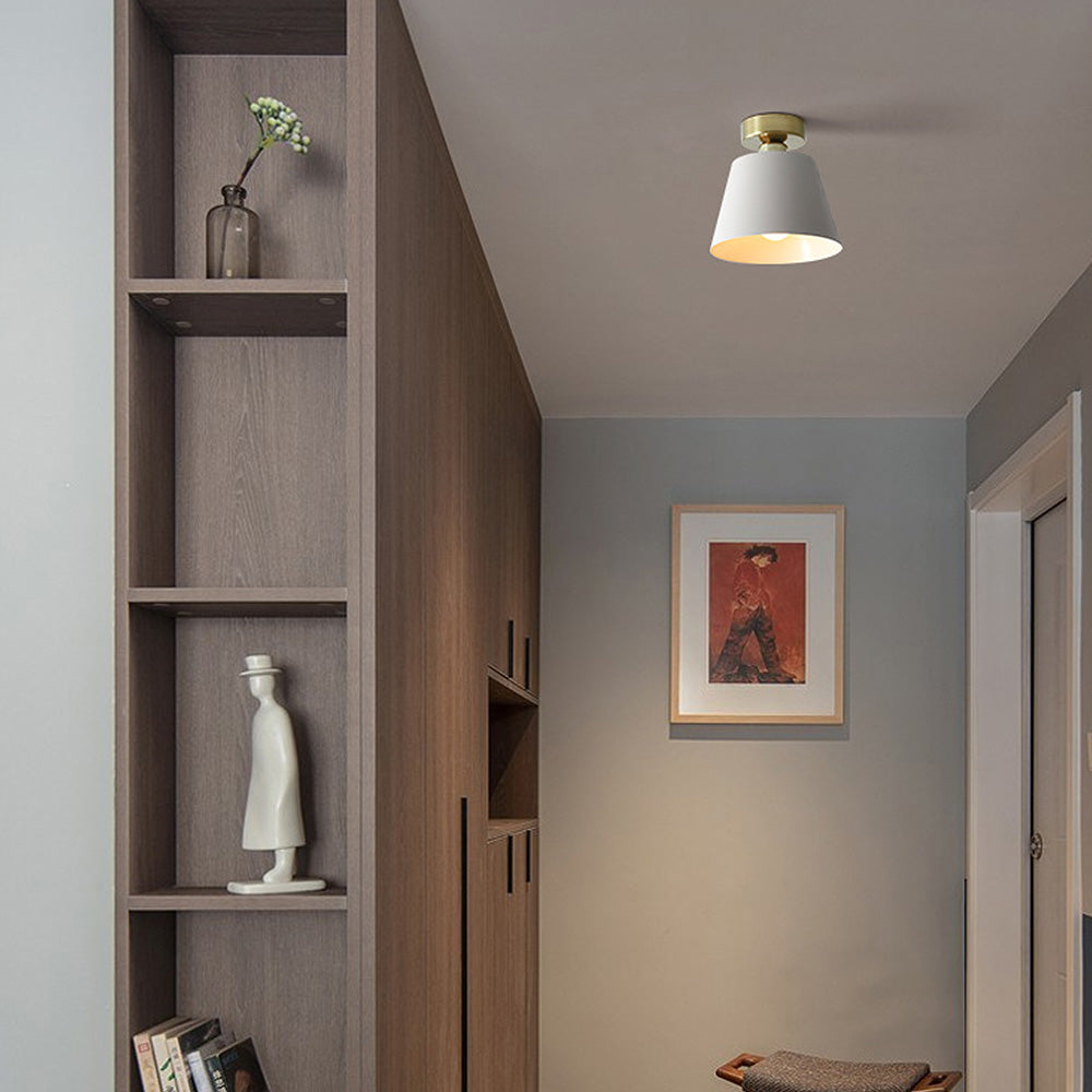 Lámpara de Techo Moderna de Hierro en Forma Cónica – Iluminación Elegante y Minimalista 7