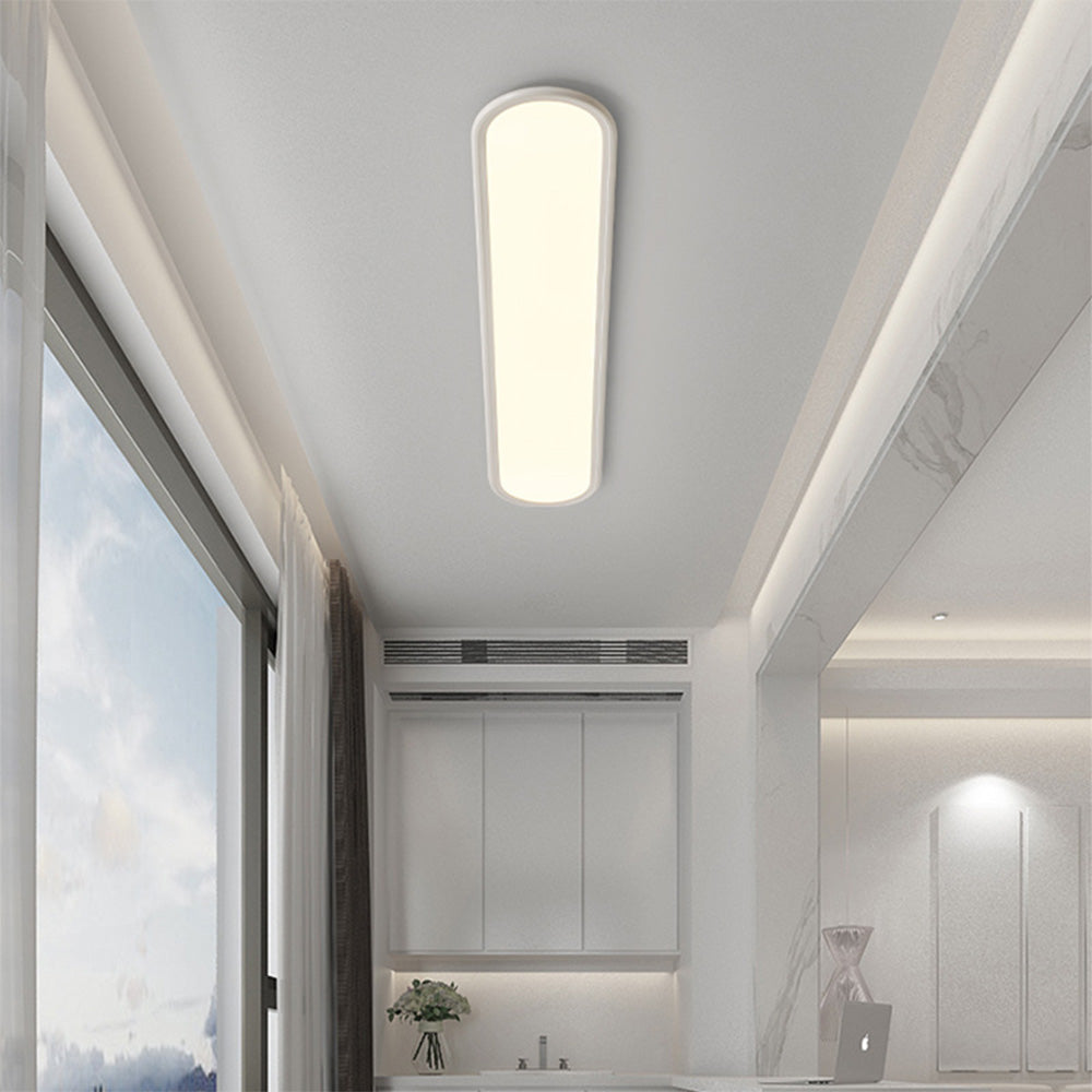Lámpara de Techo Moderna para Pasillo, Diseño Minimalista de Metal y Acrílico 0
