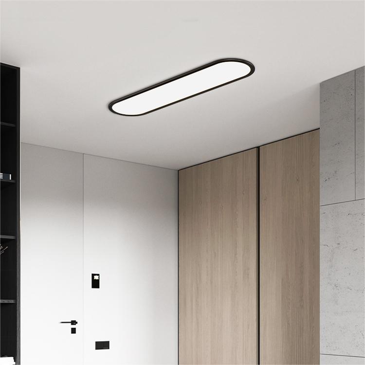 Lámpara de Techo Moderna para Pasillo, Diseño Minimalista de Metal y Acrílico 5