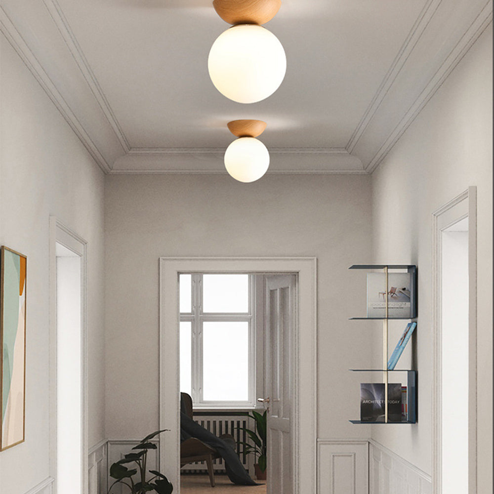 Lámpara de Techo Nórdica para Pasillo - Diseño Minimalista y Luz Suave 1