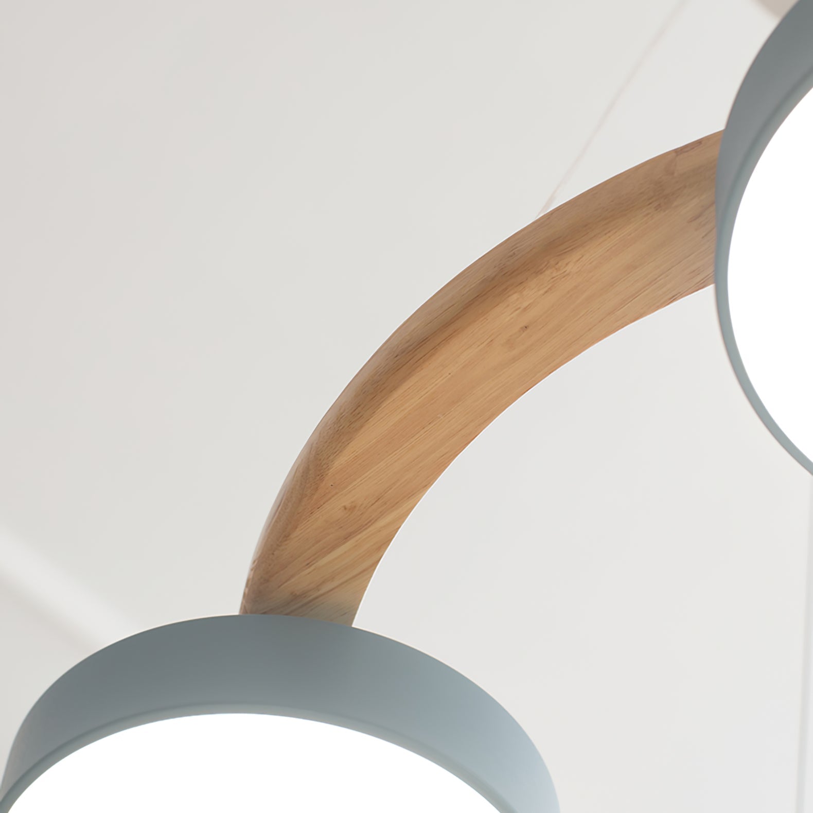 Lámpara de Techo Redonda Sienna Bird con 4 Luces LED Integradas y Diseño Natural para Interiores 5