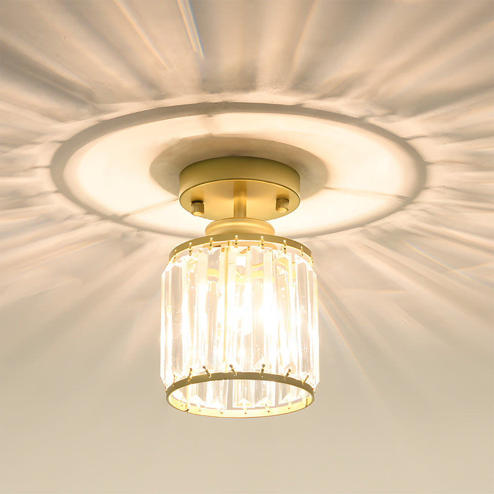 Lámpara de Techo Semi Flush Moderna de Cristal para Pasillo – Diseño Elegante y Contemporáneo 1