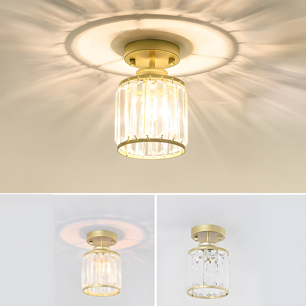 Lámpara de Techo Semi Flush Moderna de Cristal para Pasillo – Diseño Elegante y Contemporáneo 5