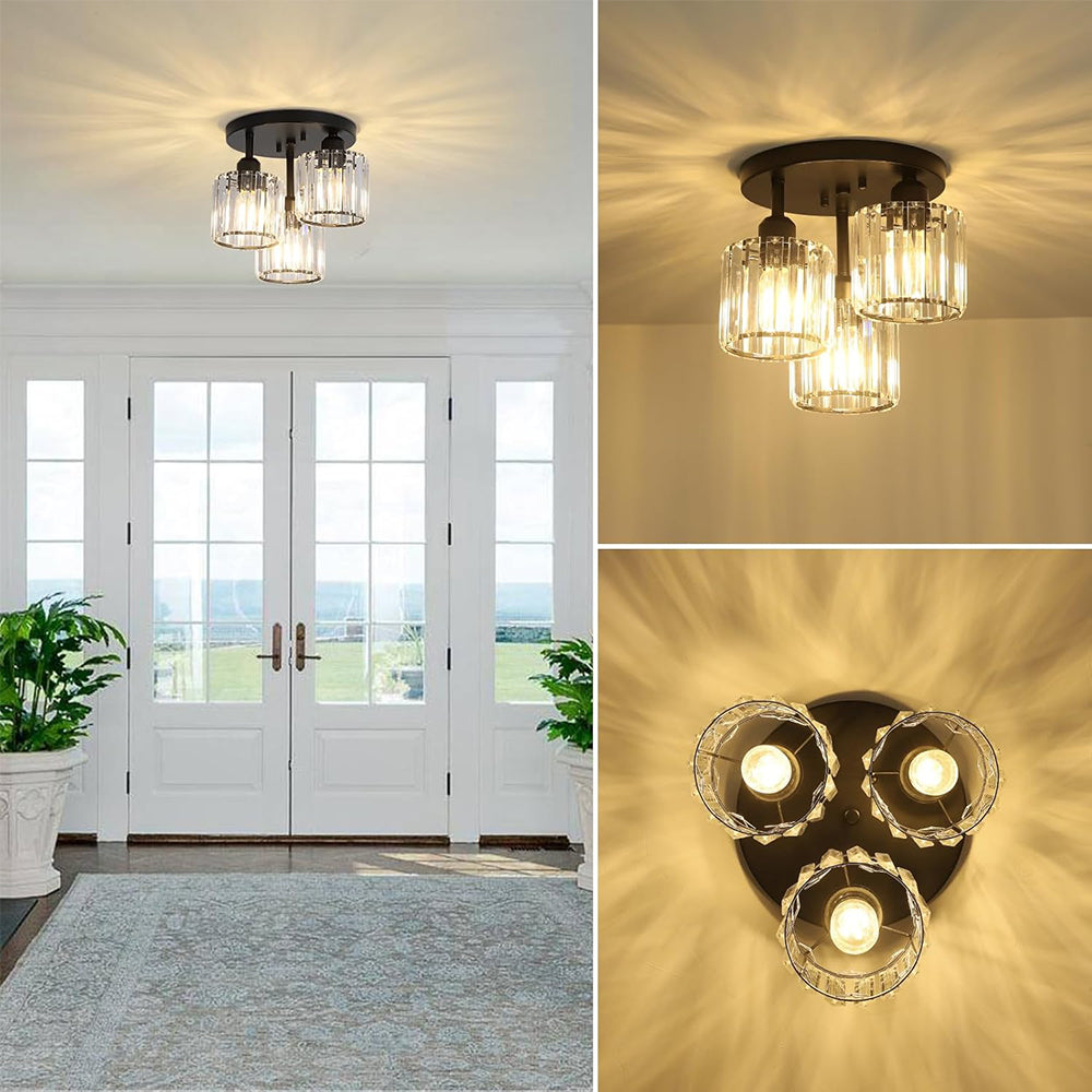 Lámpara de Techo Semifluida Moderna de Cristal para Dormitorio – Diseño Elegante y Sofisticado 5