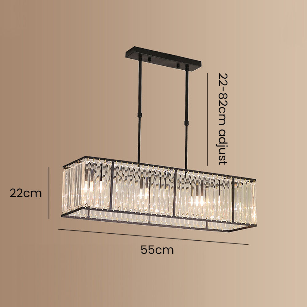 Lámpara de Techo de Cristal Nórdica Simple para Comedor y Sala de Estar 3