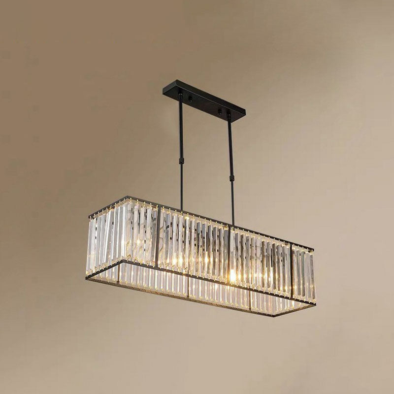 Lámpara de Techo de Cristal Nórdica Simple para Comedor y Sala de Estar 4