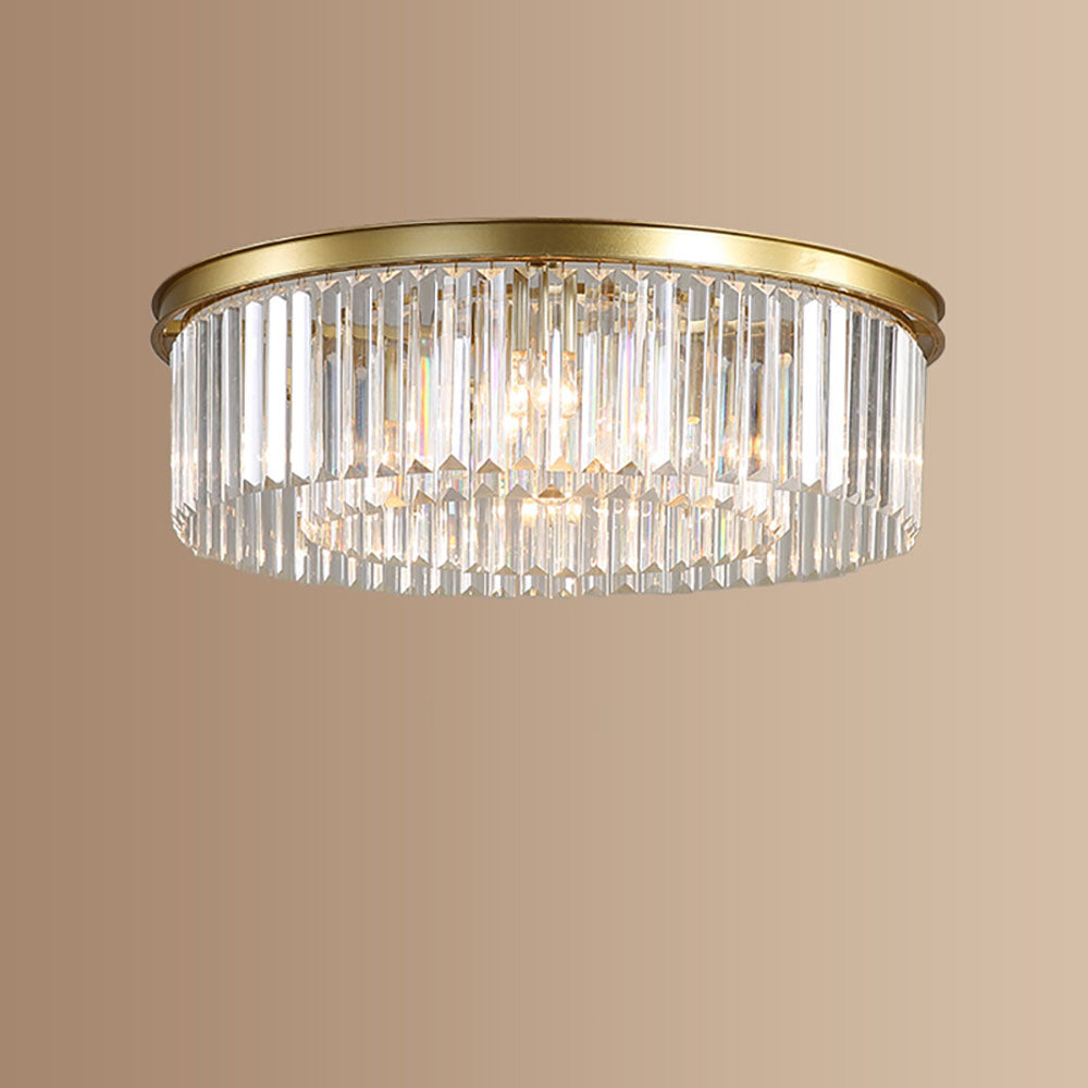 Lámpara de Techo de Cristal Transparente con 4 Luces – Diseño Elegante y Moderno 7