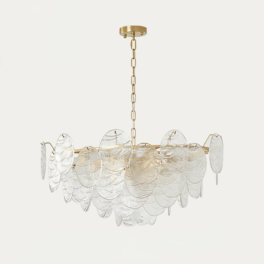 Lámpara de Techo de Cristal Victoriano con Cuerpo de Metal – Chandelier Elegante para Interior 3