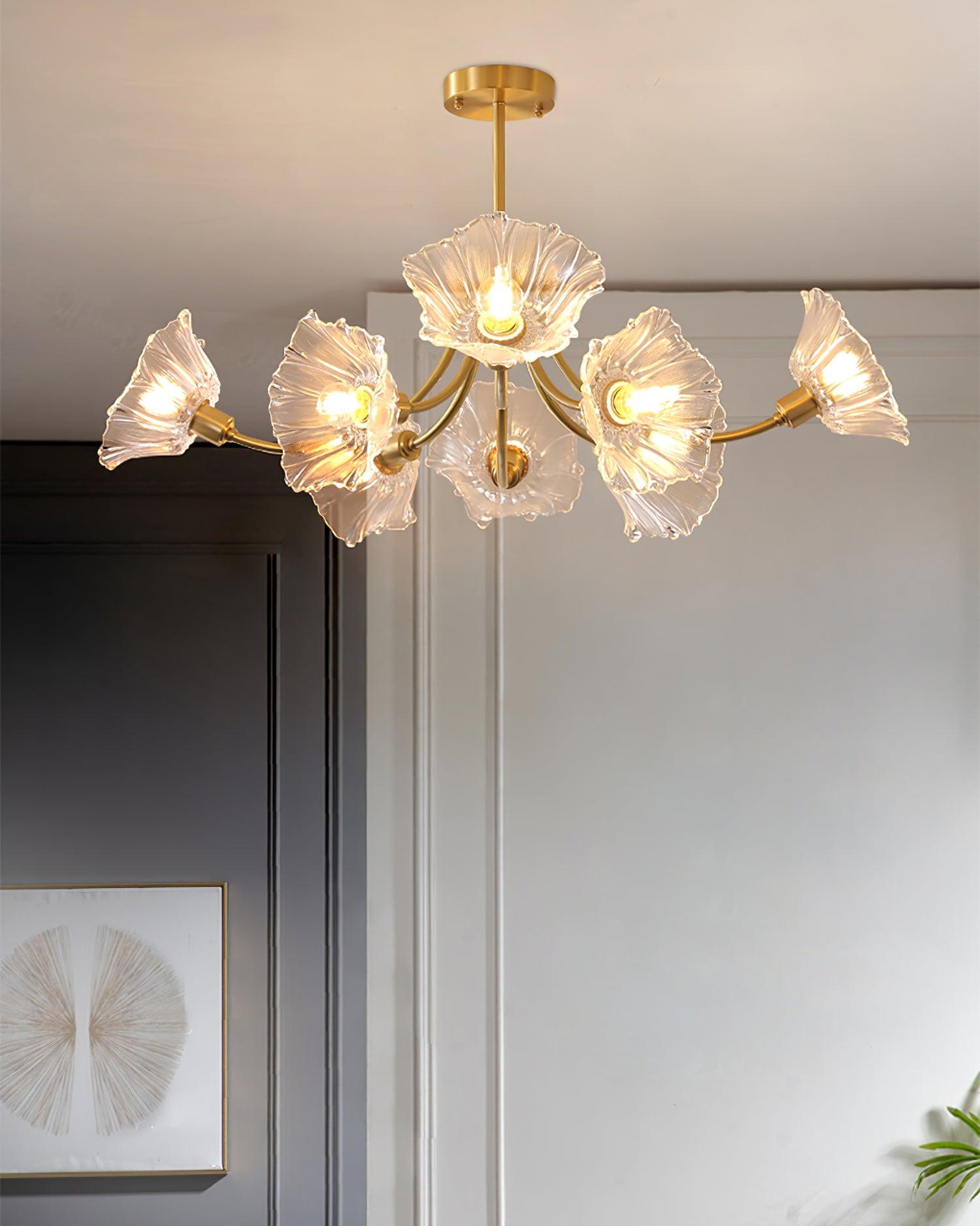 Lámpara de Techo de Cristal con Diseño Moderno y Elegante – Araña de 3, 5 y 8 Luces 7