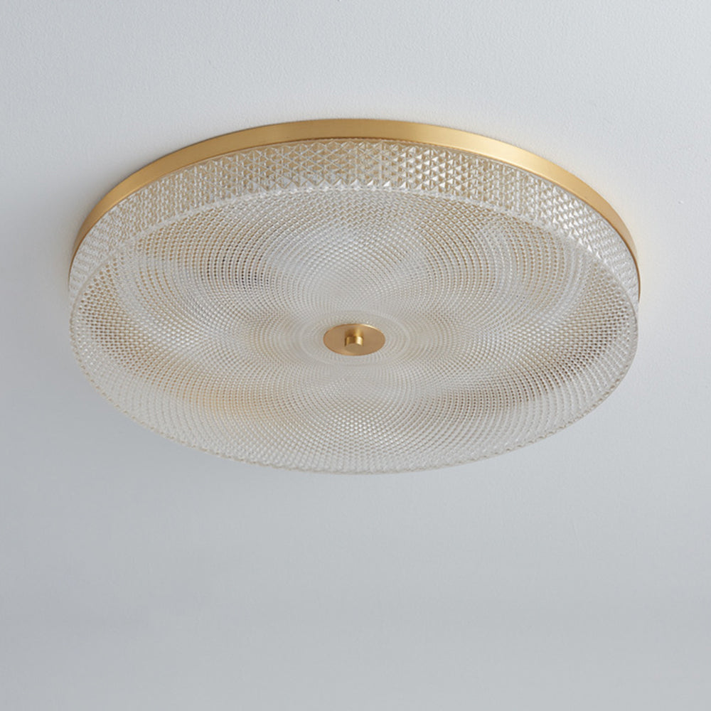 Lámpara de Techo de Cristal y Cobre de Lujo – Iluminación Elegante para Cocina y Sala de Estar 3