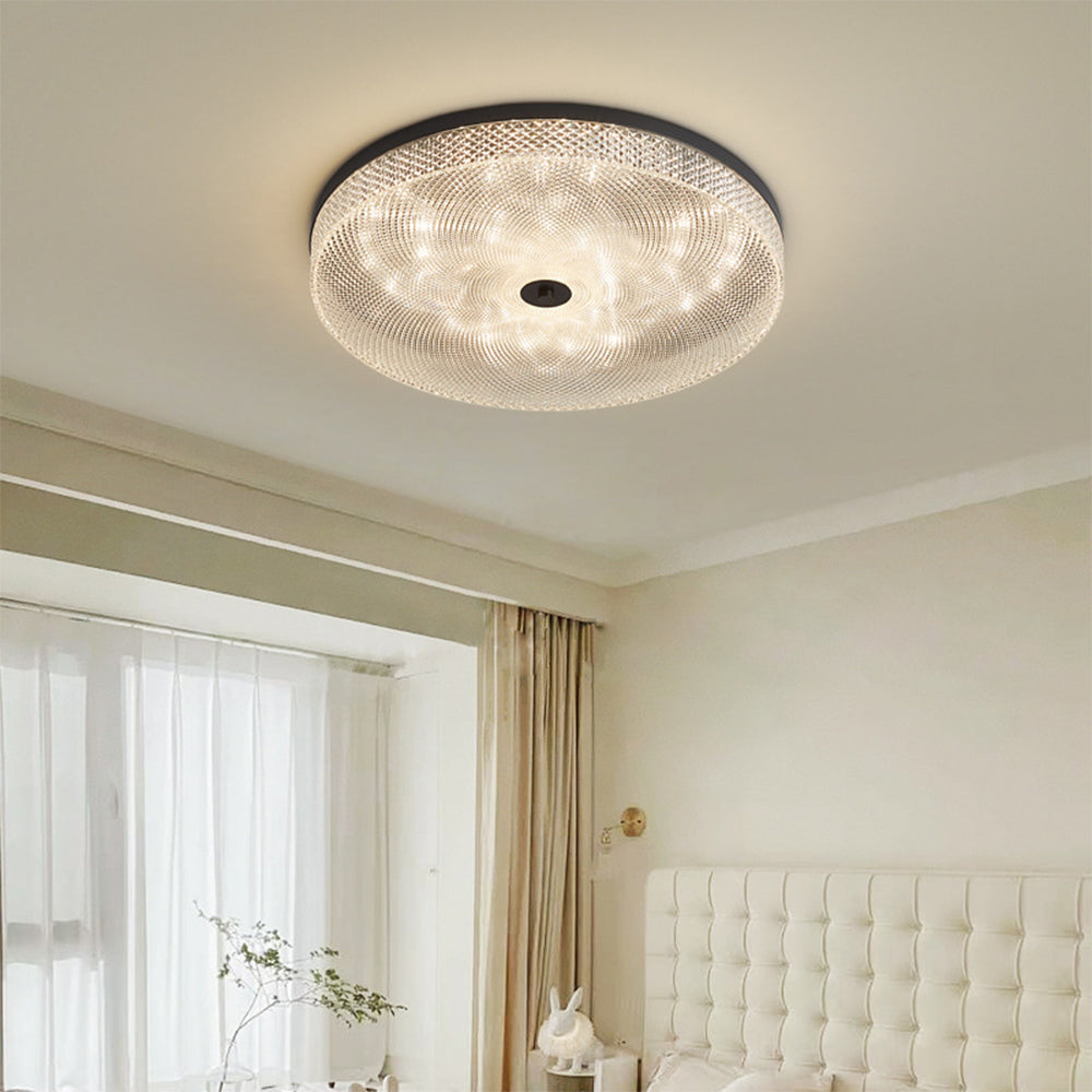 Lámpara de Techo de Cristal y Cobre de Lujo – Iluminación Elegante para Cocina y Sala de Estar 5