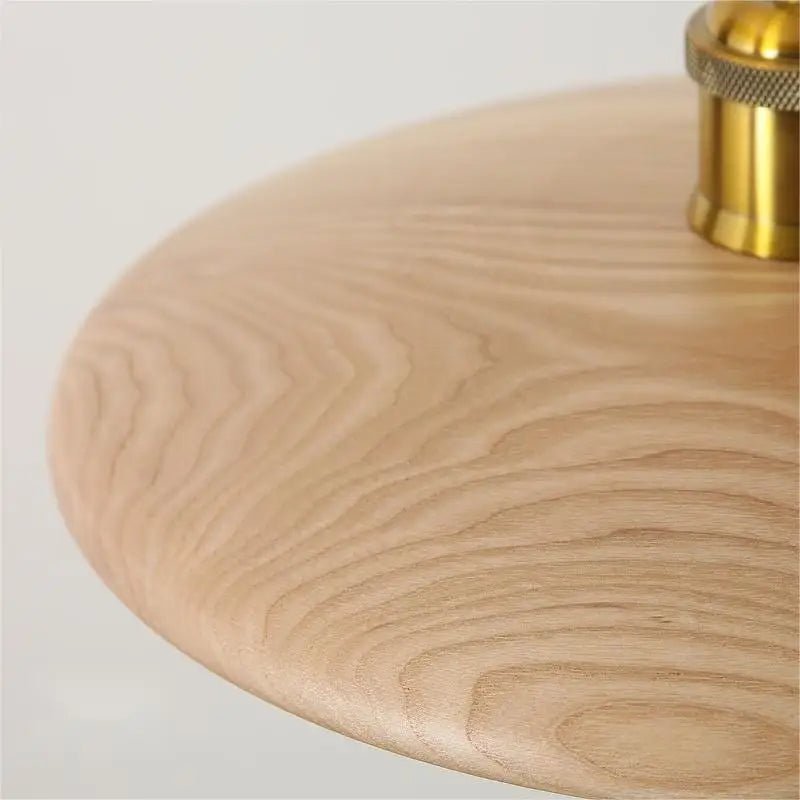 Lámpara de Techo de Madera con Luz LED 2700K – Diseño Moderno para Interior, Plafón LED Techo Elegante 7