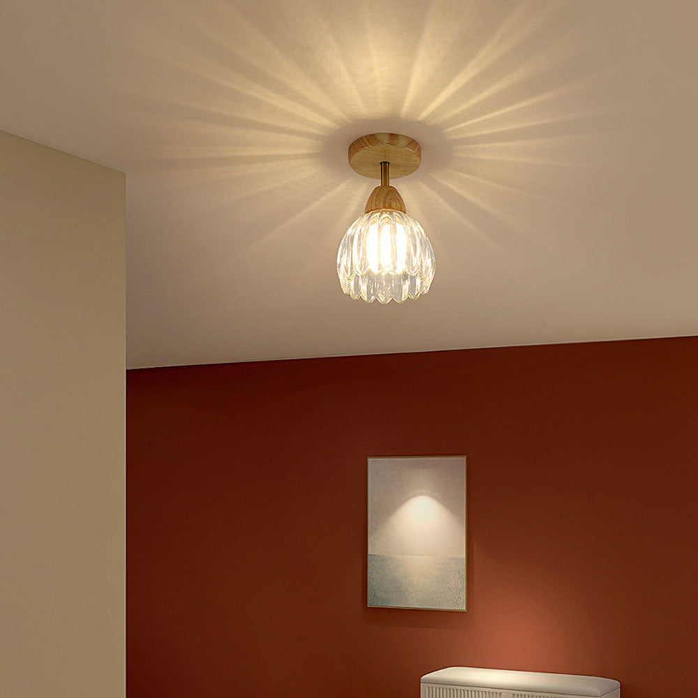 Lámpara de Techo de Vidrio Minimalista para Comedor, Iluminación Moderna y Sofisticada 0