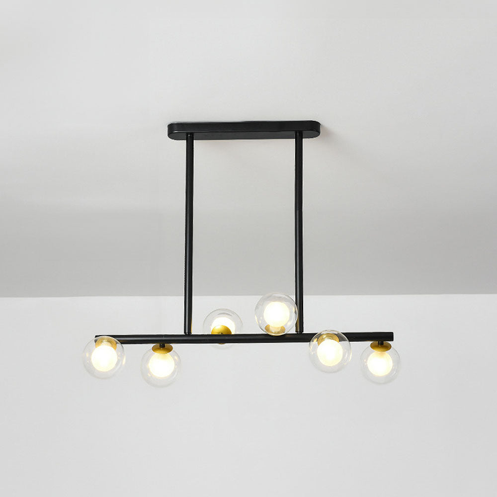 Lámpara de Techo de Vidrio Nórdica para Cocina - Diseño Minimalista con 6/8/10 Luces 0