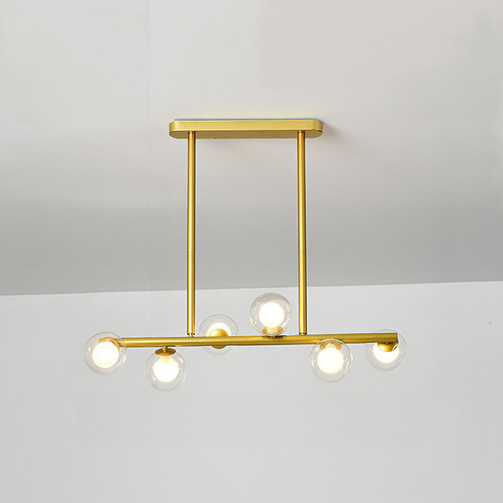 Lámpara de Techo de Vidrio Nórdica para Cocina - Diseño Minimalista con 6/8/10 Luces 11