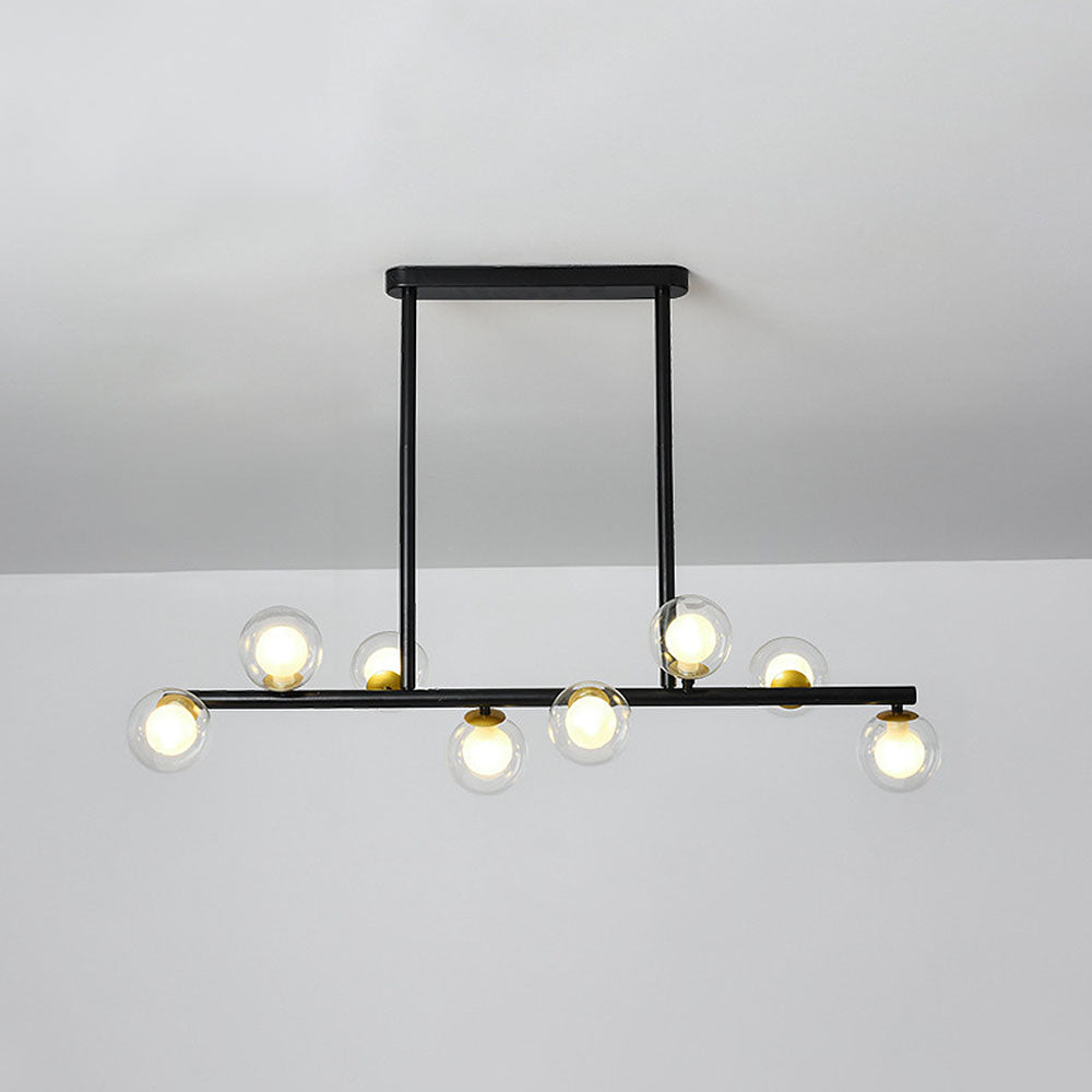 Lámpara de Techo de Vidrio Nórdica para Cocina - Diseño Minimalista con 6/8/10 Luces 5