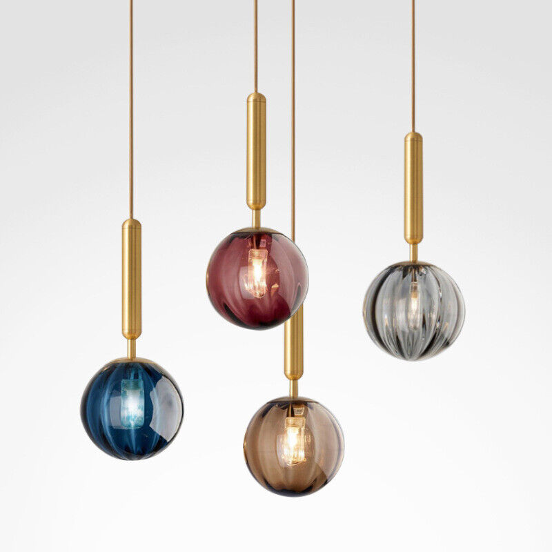 Lámparas Colgantes de Vidrio Colorido para Cocina – Diseño Moderno y Estilo Vibrante 3