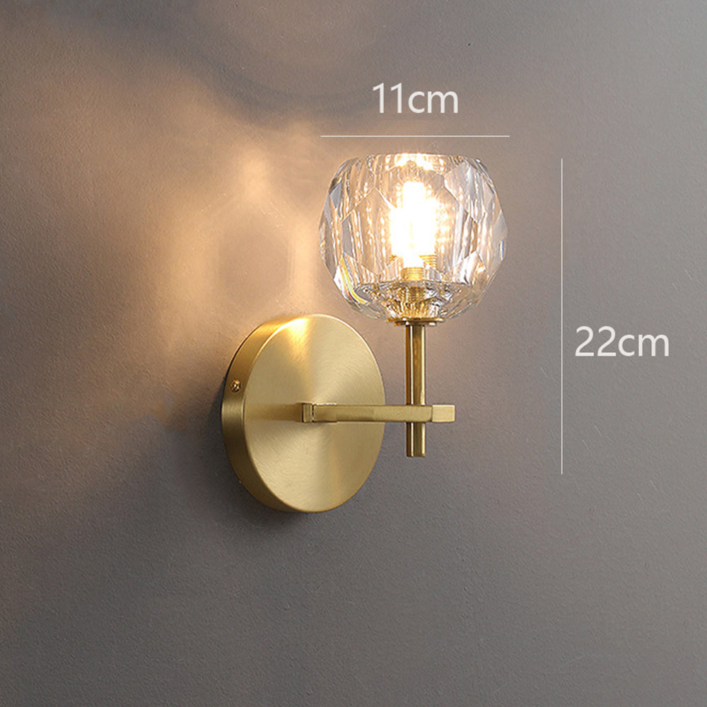 Lámparas de Pared LED Modernas de Cristal Dorado para Salón y Dormitorio 4