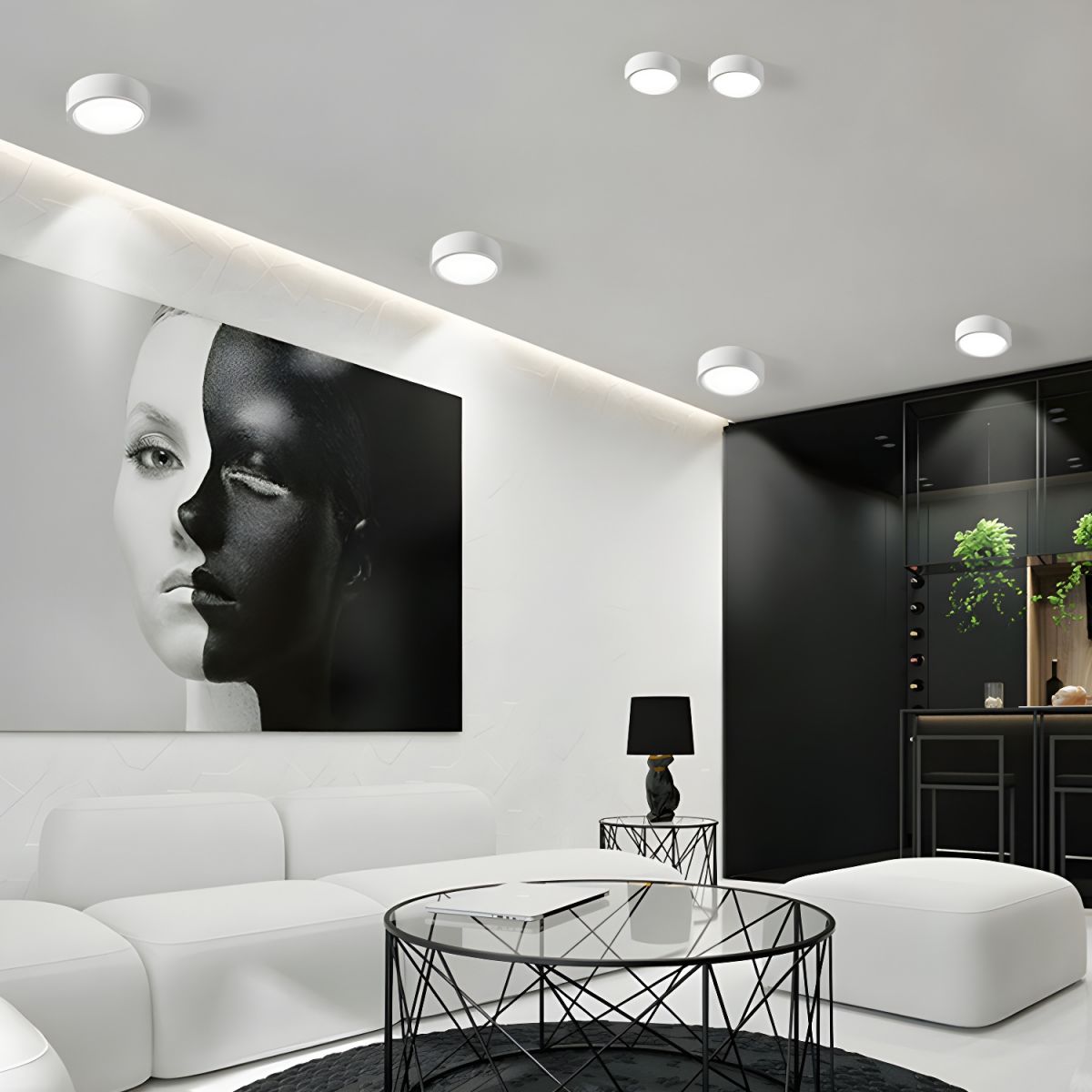 Lámparas de Techo de Estilo Nórdico Moderno para Interiores – Diseño Minimalista y Funcional 3