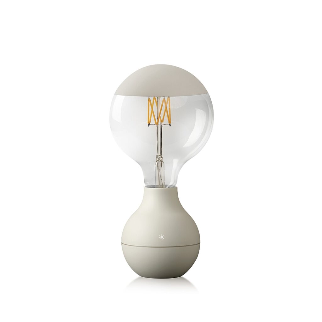Kapriola - Lámpara de Mesa Recargable Portátil con Bombilla LED Regulable