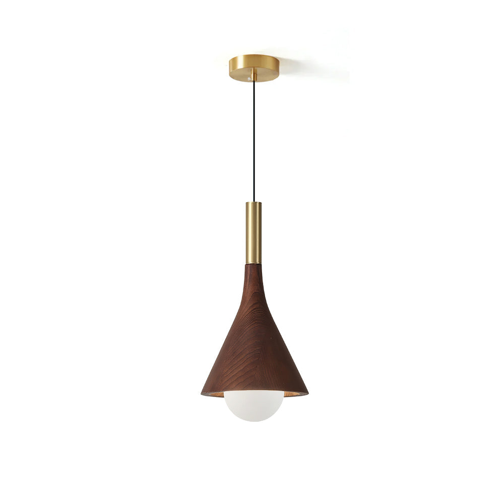 Lámpara colgante de madera Gonela – vista principal