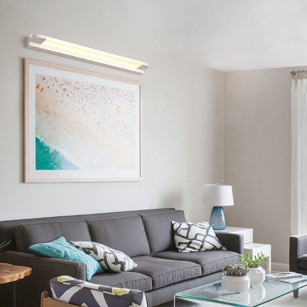 Luz de Pared LED Minimalista de Hierro Blanco para Baño y Sala - Iluminación Eficiente y Moderna 11