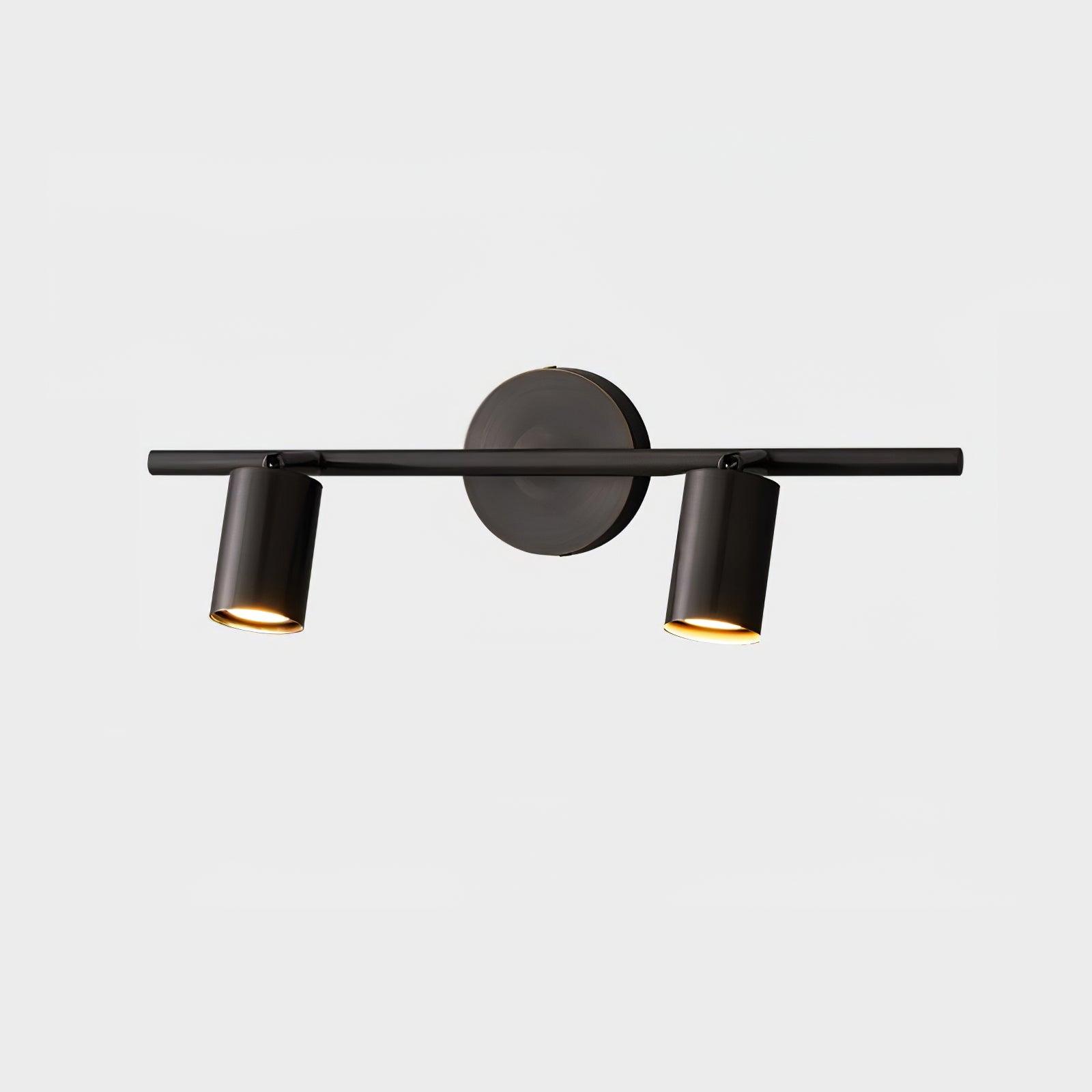 Luz de Pared Spot Rotativa de Cobre con Cabezas LED – Iluminación Interior Ajustable 11