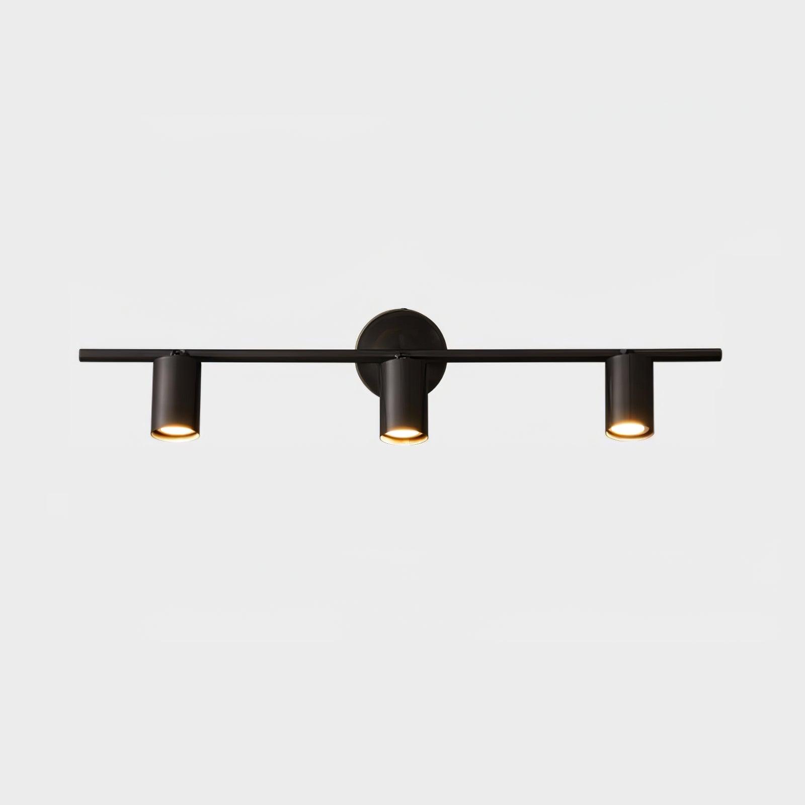 Luz de Pared Spot Rotativa de Cobre con Cabezas LED – Iluminación Interior Ajustable 12