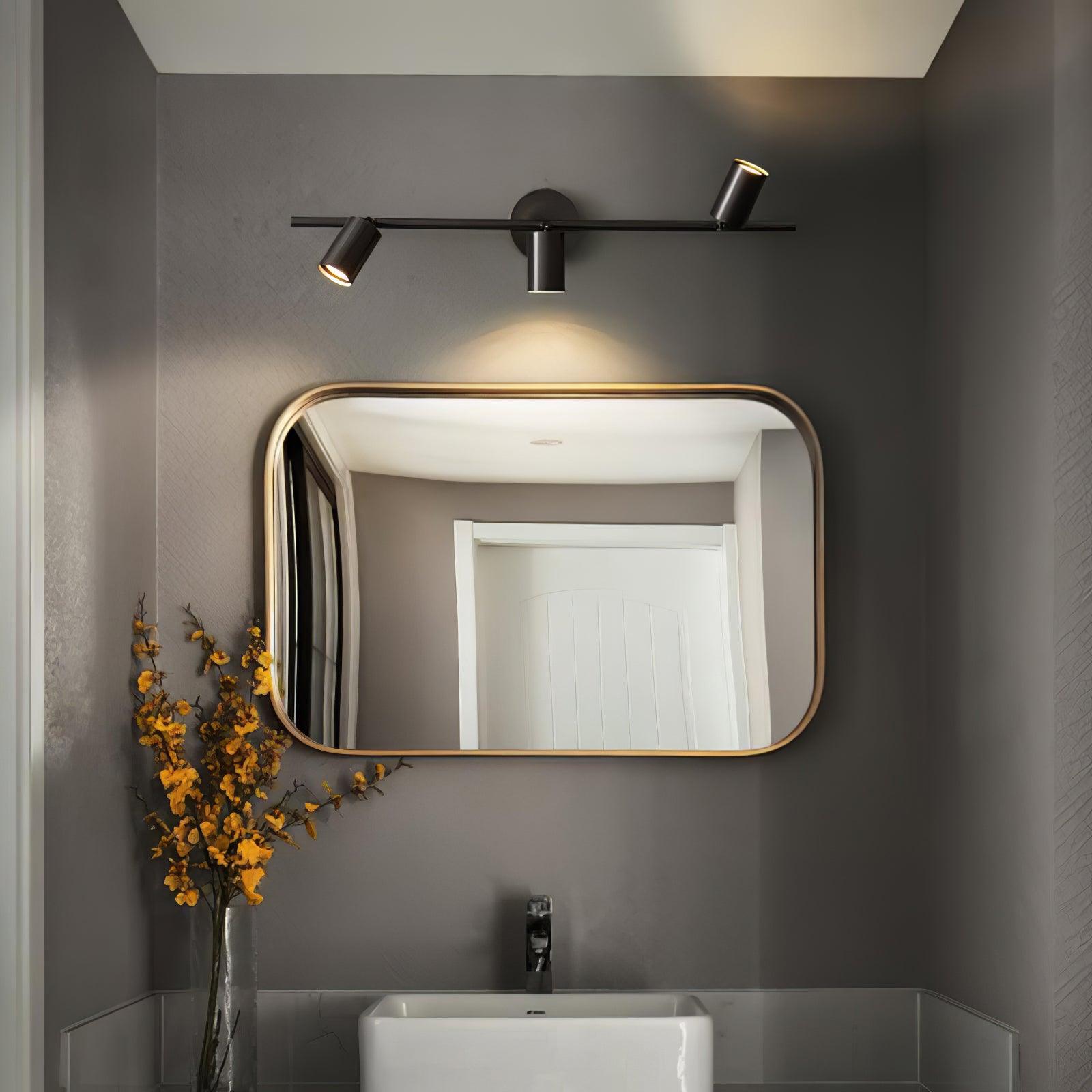 Luz de Pared Spot Rotativa de Cobre con Cabezas LED – Iluminación Interior Ajustable 3