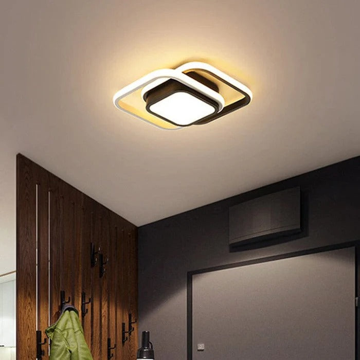 Luz de Techo Cuadrada LED de Acrílico para Sala de Estar – Iluminación Moderna y Eficiente 5