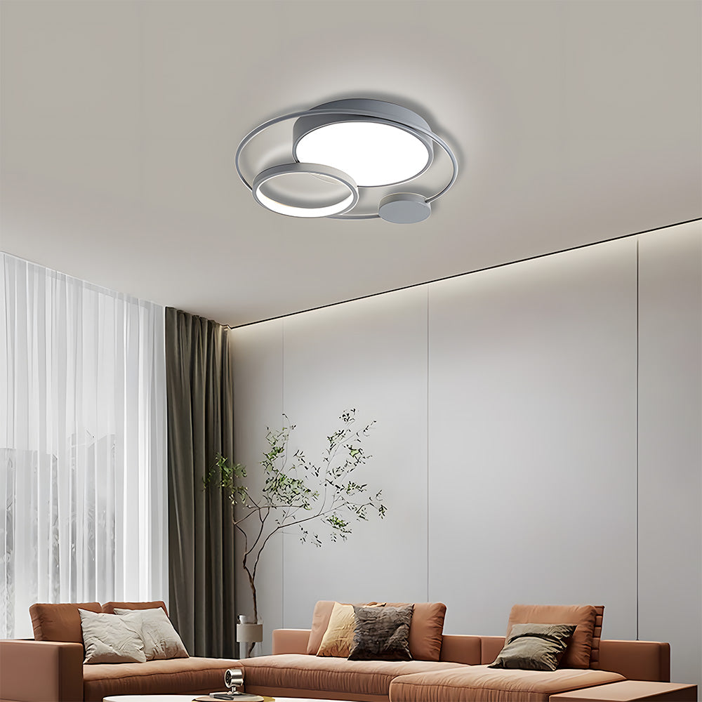 Luz de Techo LED Circular de Diseño Minimalista para Dormitorio – Eficiente y Estilosa 12
