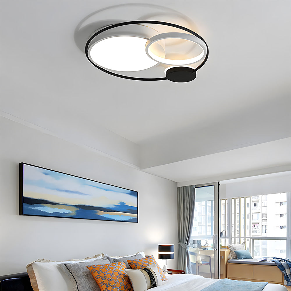 Luz de Techo LED Circular de Diseño Minimalista para Dormitorio – Eficiente y Estilosa 2