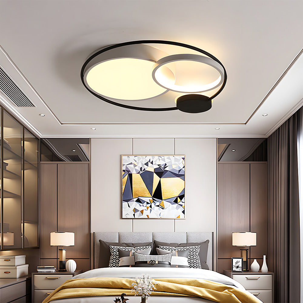 Luz de Techo LED Circular de Diseño Minimalista para Dormitorio – Eficiente y Estilosa 4