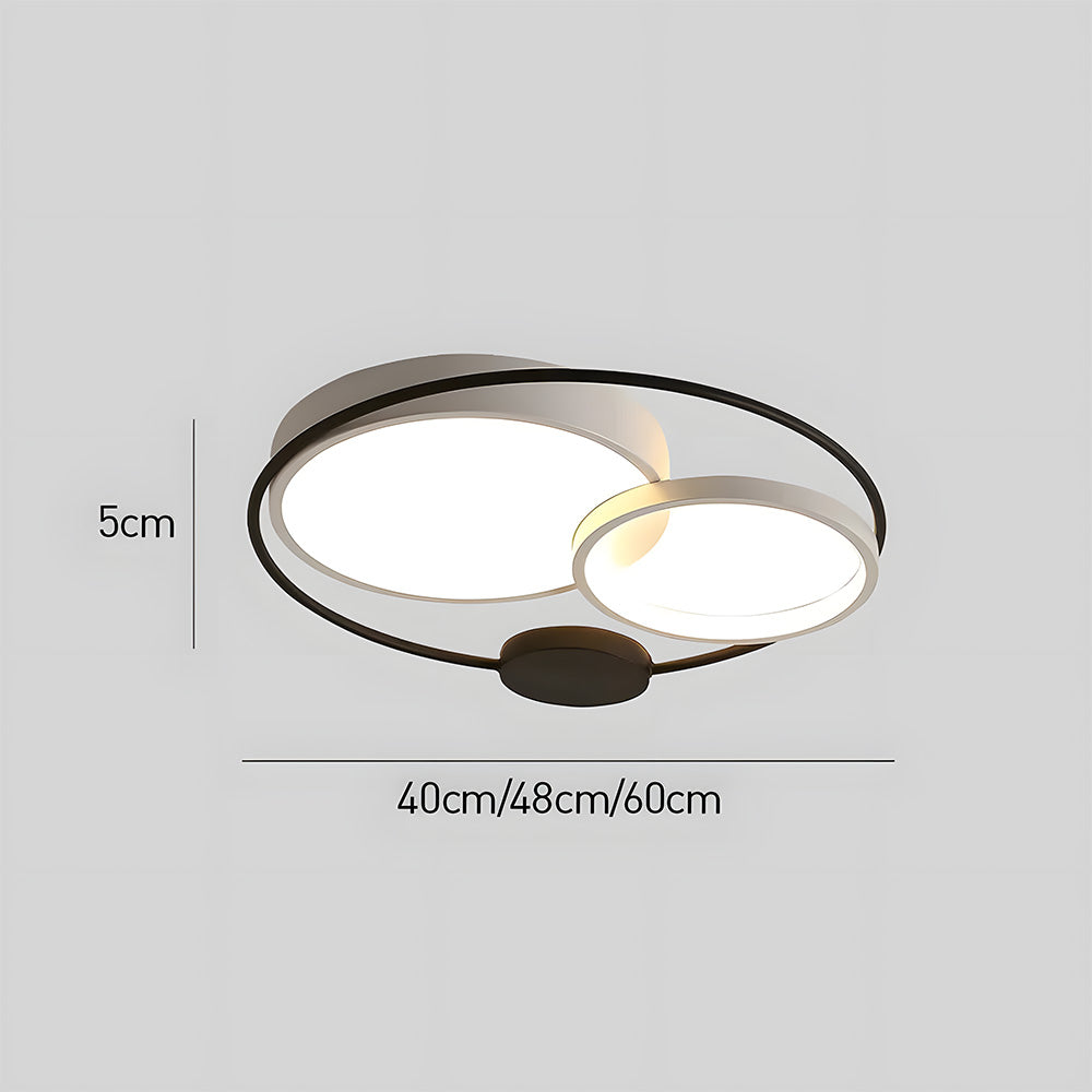 Luz de Techo LED Circular de Diseño Minimalista para Dormitorio – Eficiente y Estilosa 6