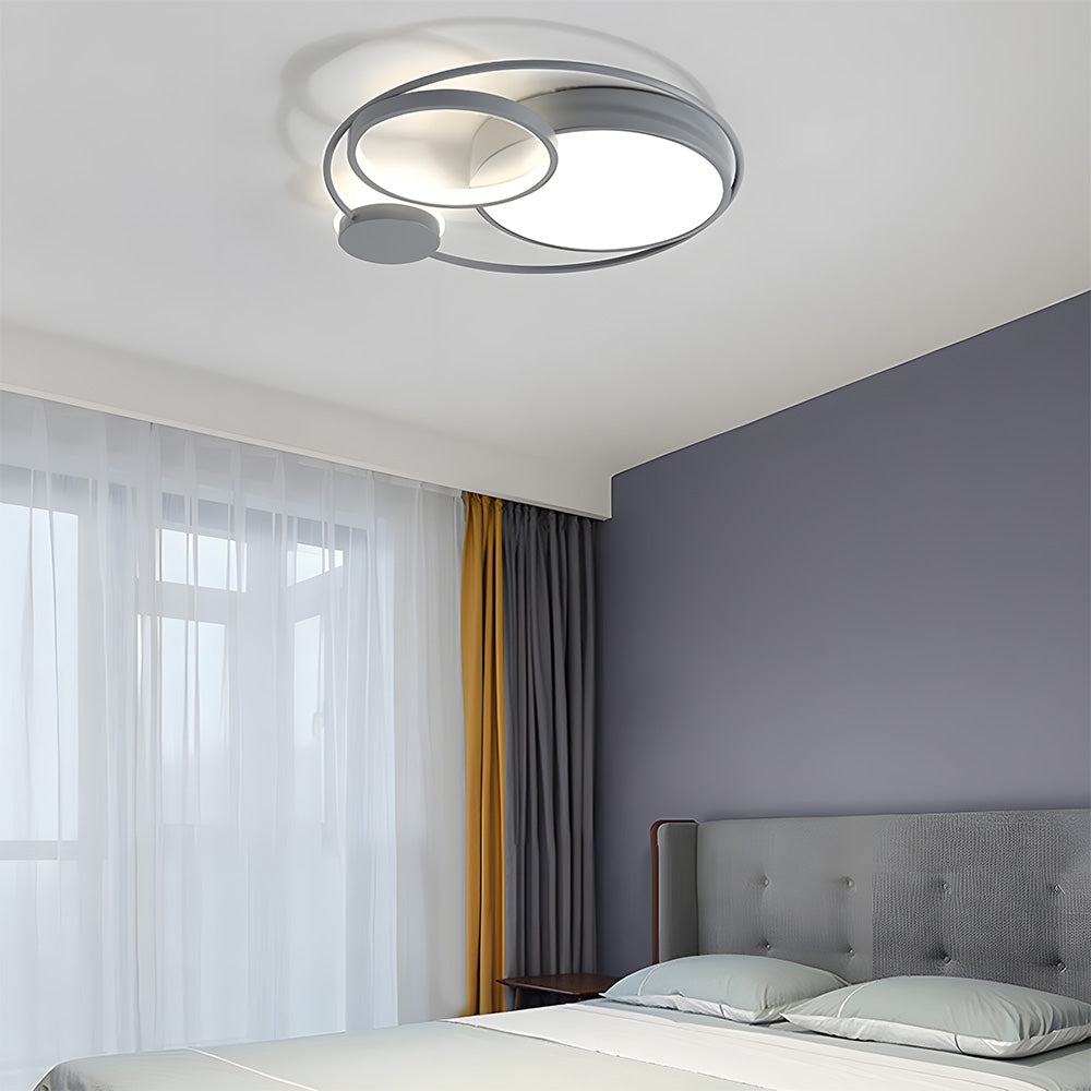Luz de Techo LED Circular de Diseño Minimalista para Dormitorio – Eficiente y Estilosa 9