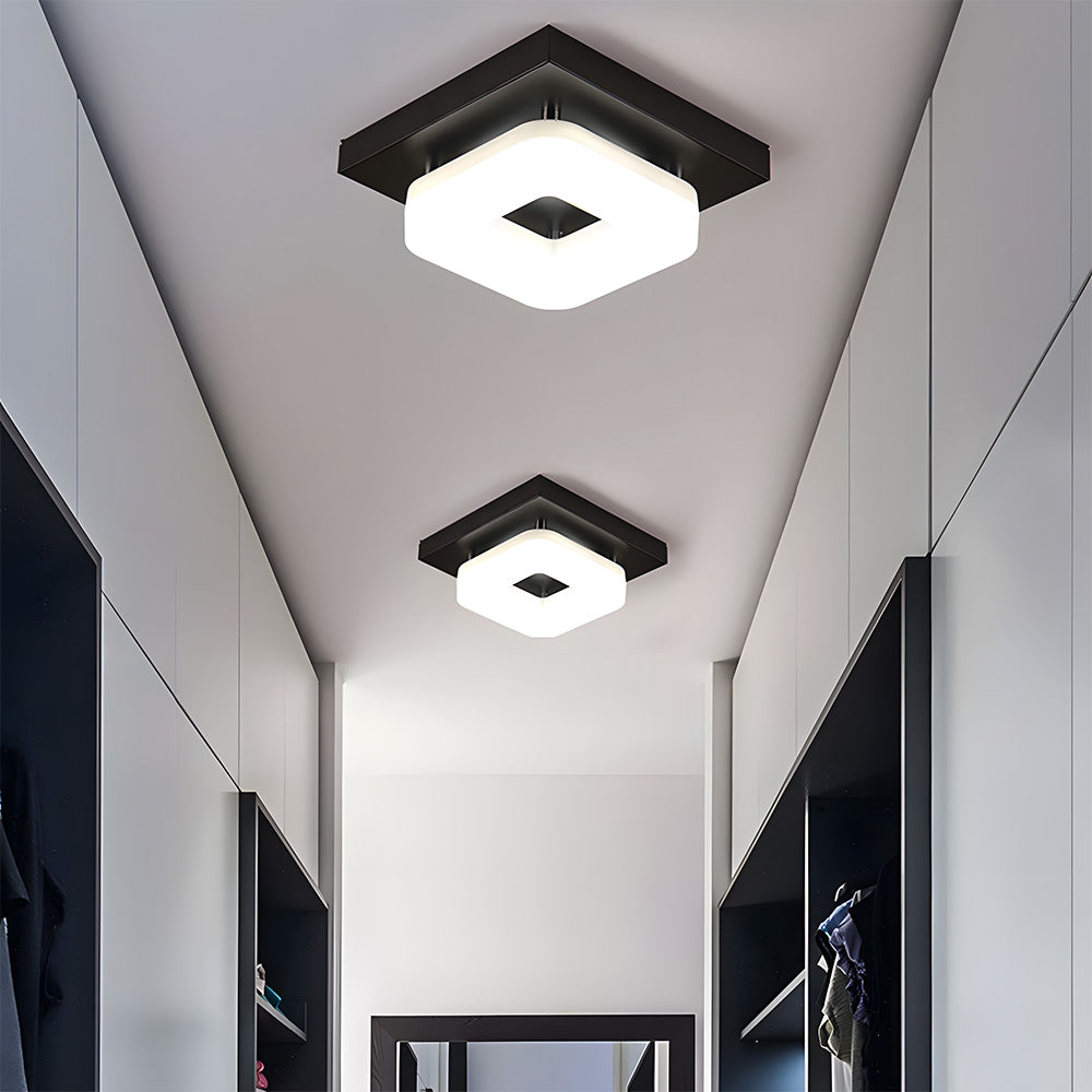 Luz de Techo LED Cuadrada Moderna de Acrílico para Pasillo 2