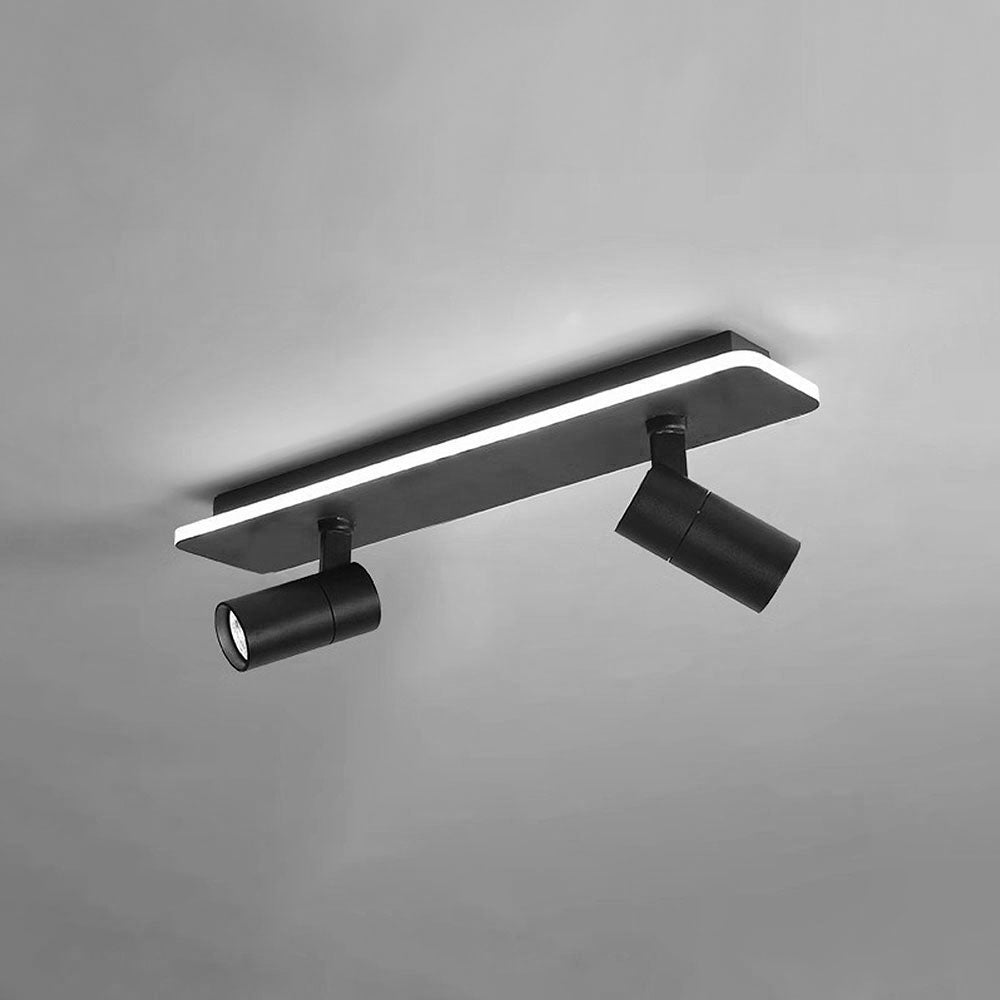 Luz de Techo Simple en Negro y Blanco para Cocina – Iluminación LED Eficiente 0
