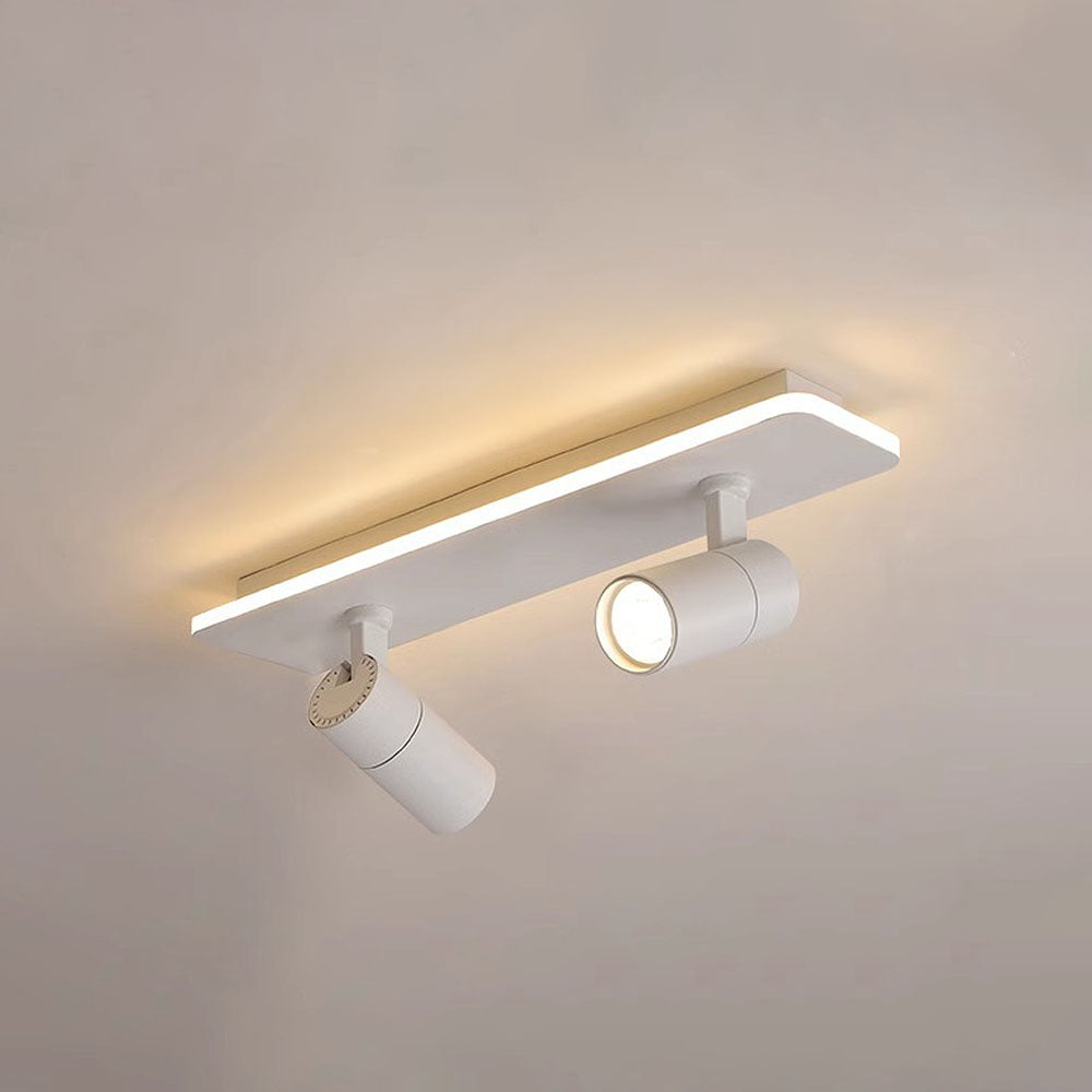 Luz de Techo Simple en Negro y Blanco para Cocina – Iluminación LED Eficiente 12