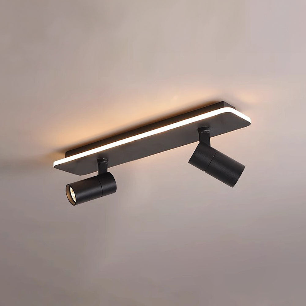 Luz de Techo Simple en Negro y Blanco para Cocina – Iluminación LED Eficiente 2