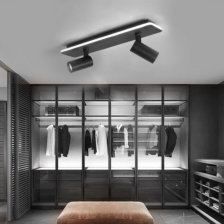Luz de Techo Simple en Negro y Blanco para Cocina – Iluminación LED Eficiente 3