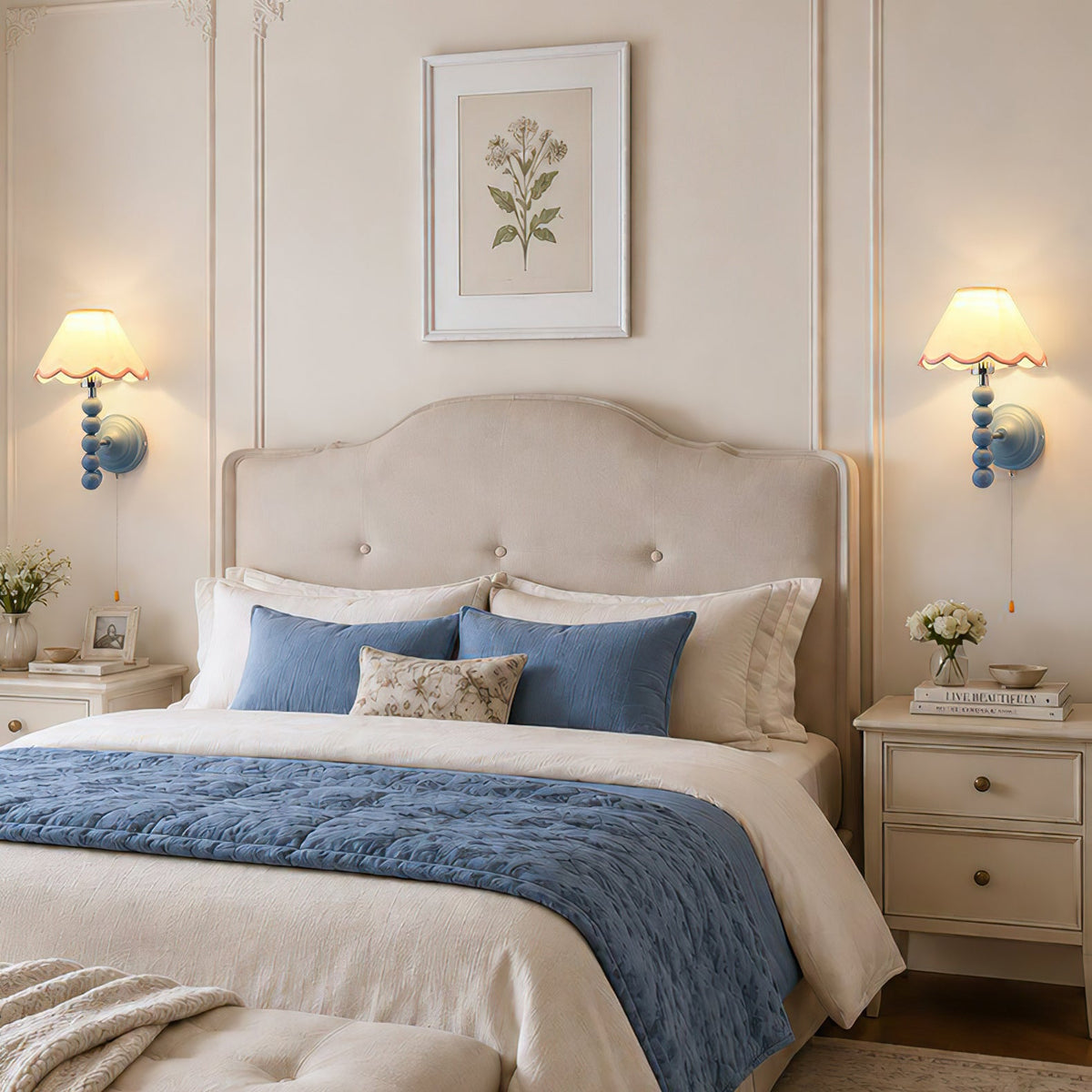Aplique de pared vintage Vuelina en un dormitorio infantil – imagen 4