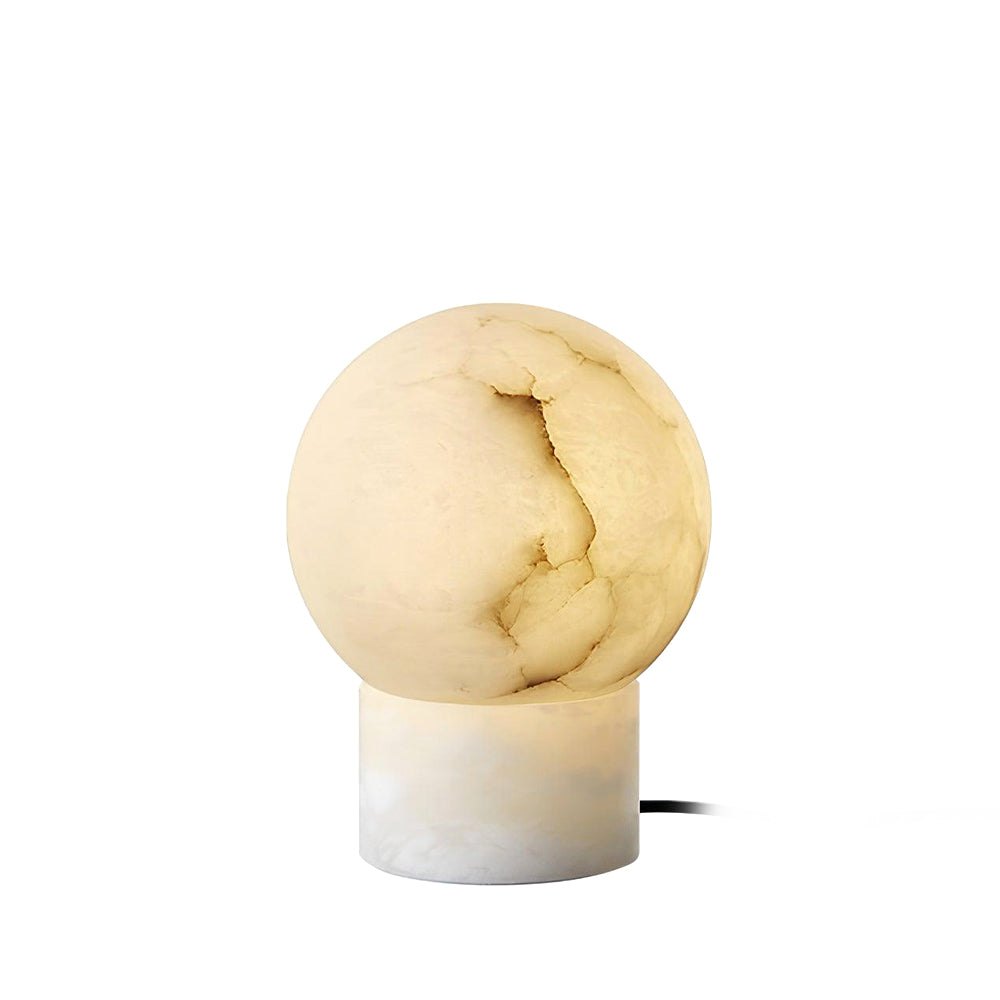 Lámpara de mesa de alabastro Selenita – vista principal
