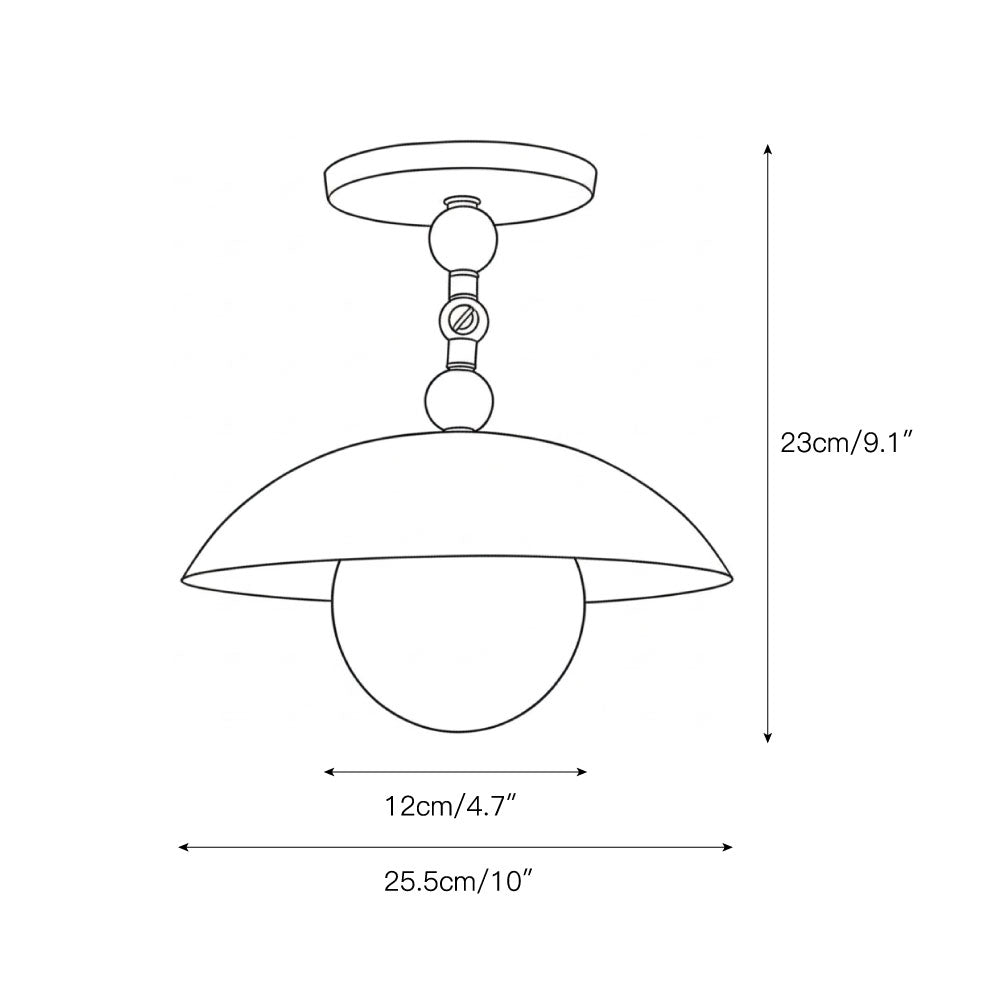 Plafón de techo Eburna en un recibidor elegante – imagen 3